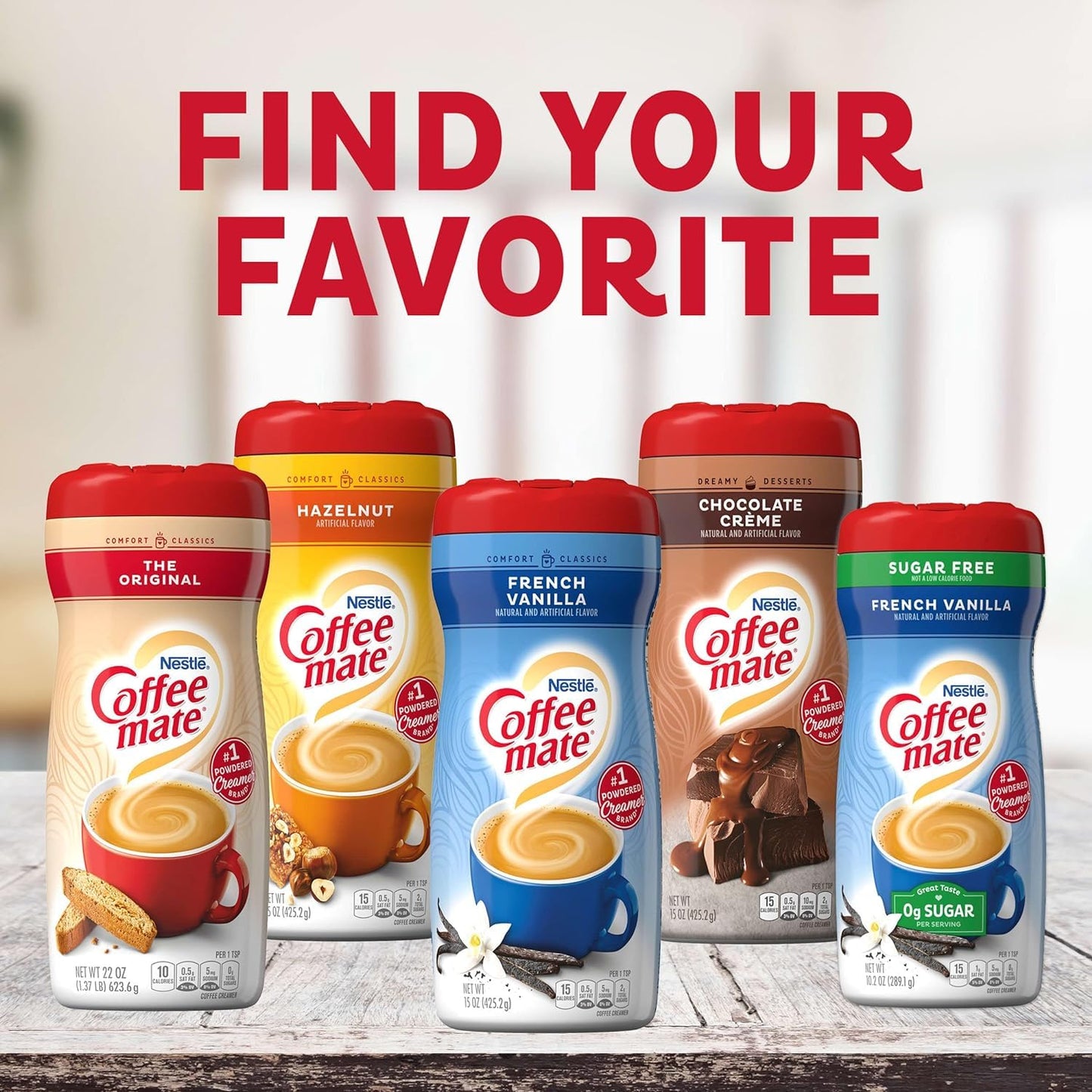 Coffee-mate Original Flavor Powdered Creamer, 11 oz, Case of 2