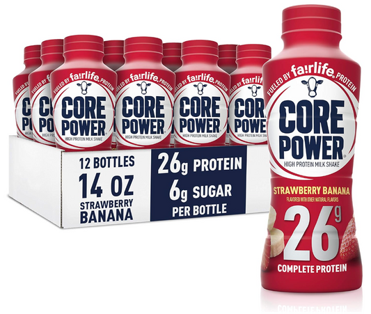 Core Power Fairlife 26g Protein Milk Shakes, Ready To Drink for Workout Recovery, 14 Fl Oz (Pack of 12)